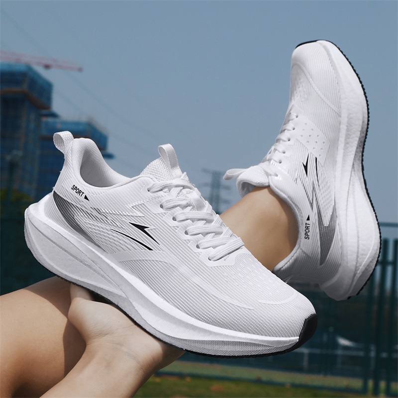 Breathable Mesh Athletic Shoes - Мужские беговые кроссовки Marathon с карбоновой