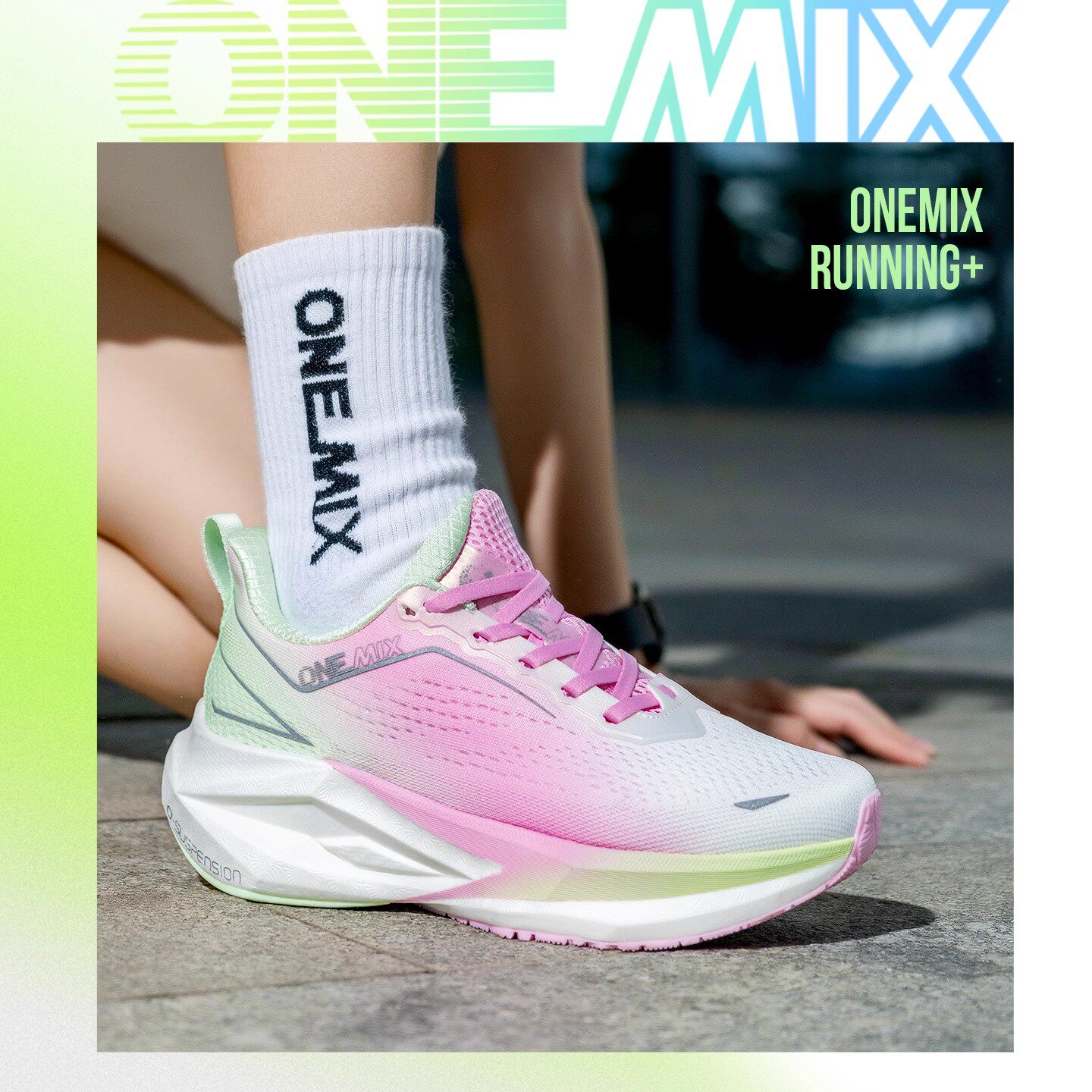 Кроссовки ONEMIX для мужчин, с – обзор и цена Reflective Night Running Shoes