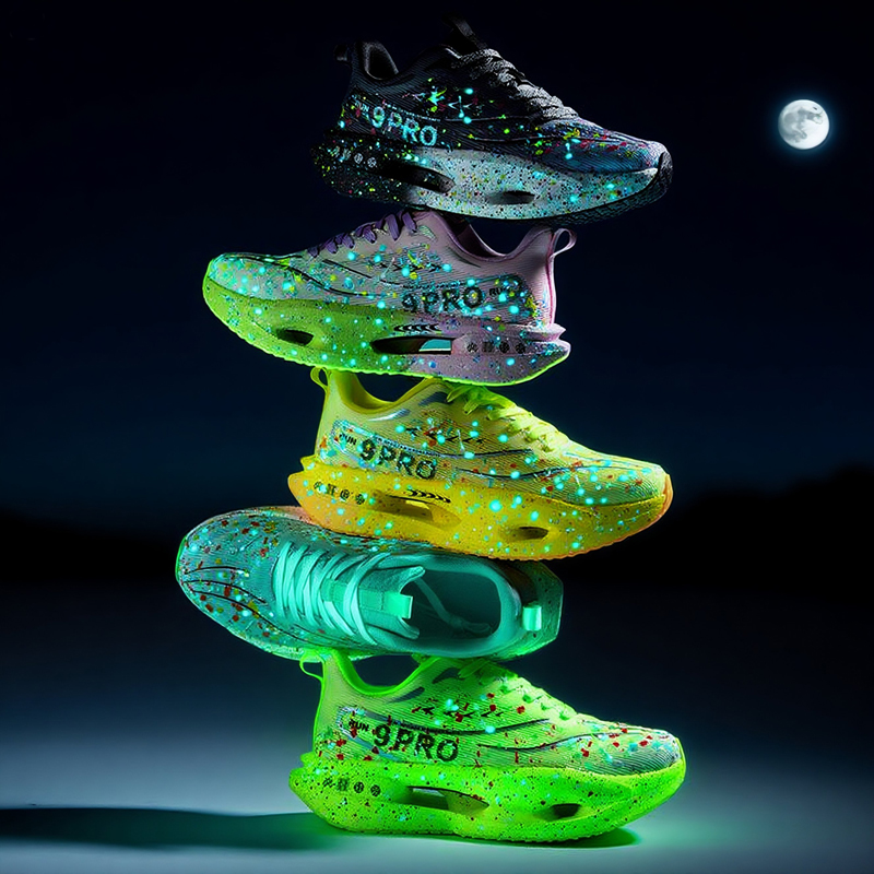 Новые мужские кроссовки с мягк – обзор и цена Reflective Night Running Shoes